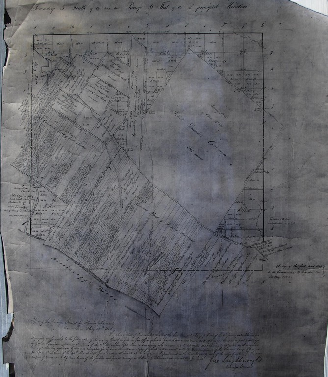 map pdr and fort commons 1856