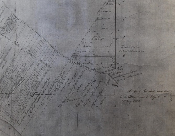 map pdr and fort commons 1856 4R